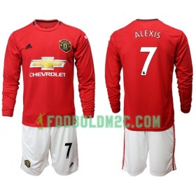 Manchester United Alexis 7 Børn Hjemmebanesæt 2019/20 Langærmet (+ Korte bukser)